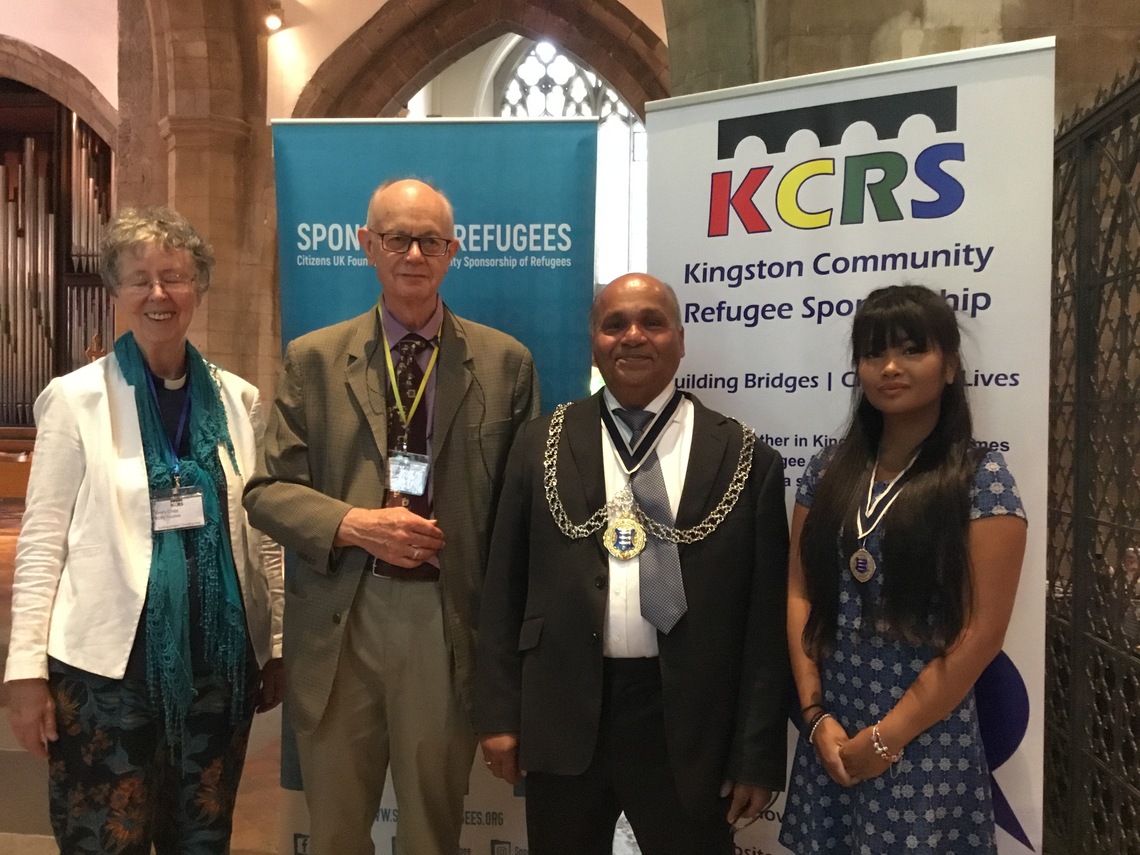 Trustees meet the mayor and deputy mayor at launch event
